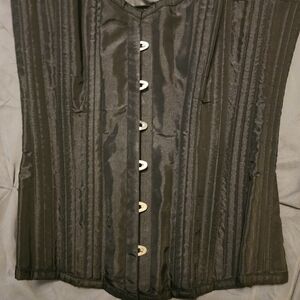 Elegant Black Corset By Playgirl New With Tah